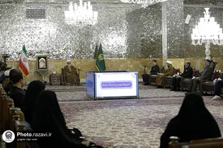 دیدار اعضای دبیرخانه شورای امر به معروف و نهی از منکر حرم با تولیت آستان قدس رضوی
