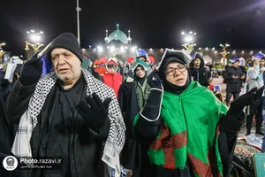 مراسم احیا شب بیست و سوم ماه مبارک رمضان در حرم مطهر رضوی-2