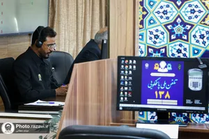 پاسخگویی تلفنی معاون خدمات زائرین آستان قدس رضوی