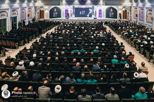 نشست ویژه تولیت آستان قدس رضوی با نخبگان در آستانه تشییع پیکر رهبر شهید انقلاب اسلامی
