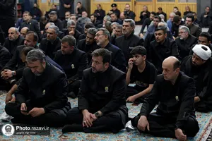 عزاداری حضرت اباعبدالله الحسین(ع) با حضور تولیت آستان قدس رضوی
