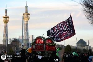 تشییع پیکر شهیده فاطمه دهقانی در مشهد