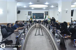 نشست خبری چهارمین اعتکاف علمی طلاب در حرم مطهر رضوی