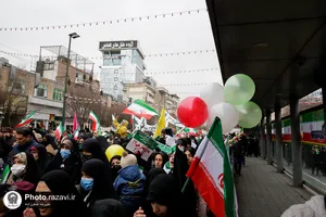 راهپیمایی پرشکوه 22 بهمن در مشهد