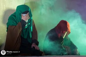 نمایش آیینی فریادی در تاریکی ویژه زائرین غیر ایرانی