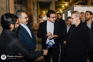 بازدید علی لاریجانی از فعالیت&zwnj;های عمرانی حرم مطهر رضوی