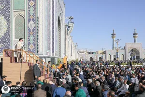 اقامه نماز عید سعید فطر در حرم مطهر رضوی - 1