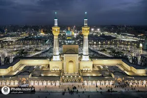 افتتاح پروژه ساماندهی نمای میدان قبله حرم مطهر رضوی-1