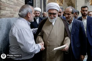 دیدار جمعی از آزادگان هشت سال دفاع مقدس با تولیت آستان قدس رضوی 