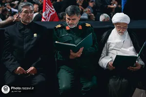 سومین شب مراسم بزرگداشت رهبر شهید انقلاب اسلامی از سوی رهبر معظم انقلاب