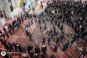 عزاداری هیأت&zwnj;های مذهبی کشور افغانستان در حسینیه حرم