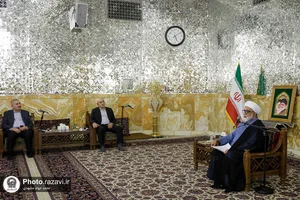 دیدار اعضای اجلاس رؤسای دانشگاه&zwnj;های برتر ایران و عراق با تولیت آستان قدس رضوی