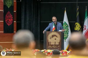 گردهمایی مواکب خدمت&zwnj;رسان اطراف حرم مطهر