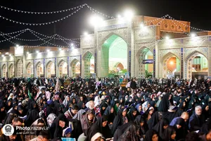مراسم احیا شب نوزدهم ماه مبارک رمضان در حرم مطهر رضوی - 3