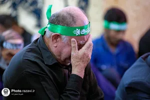عزاداری هیئت&zwnj;های استان گلستان در حرم مطهر رضوی