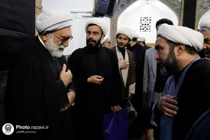 مراسم عزاداری روز شهادت امام صادق(علیه&zwnj;السلام) در حرم مطهر رضوی