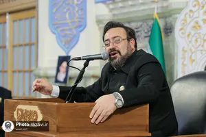 مراسم شب میلاد امام حسن مجتبی علیه السلام در حرم مطهر رضوی