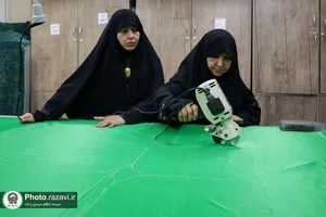 کارگاه دوخت لباس شیرخوارگان حسینی