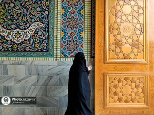 حال و هوای حرم مطهر رضوی در ایام میلاد امیرالمومنین علیه السلام