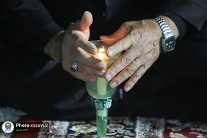 آیین خطبه&zwnj;خوانی شب عاشورای حسینی در حرم مطهر رضوی -1