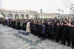 تشییع پیکر همسر سردار شهید عبدالحسین برونسی در مشهد