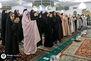 جشن تکلیف روزه اولی&zwnj;ها در حرم مطهر رضوی