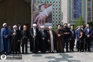 تشییع پیکر والده مکرمه آیت الله صدر حسینی