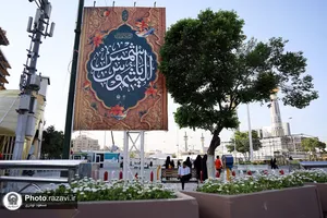 تبلیغات محیطی طرح های دهه کرامت در سطح شهر مشهد