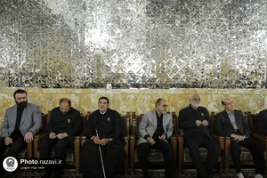 دیدار ستایشگران، شاعران آیینی و مسئولان هیئات مذهبی مشهد با تولیت آستان قدس رضوی
