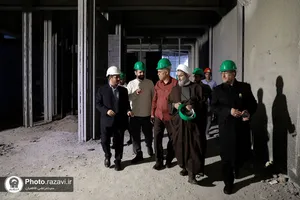 بازدید قائم مقام تولیت حرم کاظمین از پروژه&zwnj;های عمرانی حرم مطهر