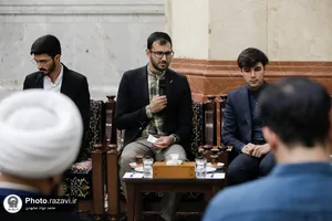 دیدار جمعی از دانشجویان نخبه دانشگاه علوم اسلامی رضوی با تولیت آستان قدس رضوی