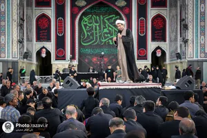مراسم چهار پایه&zwnj; خوانی در حرم مطهر رضوی