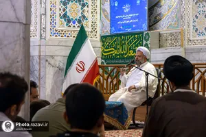 تشرف هیئت خانوادگی مدارس امام رضا علیه&zwnj;السلام به حرم مطهر رضوی