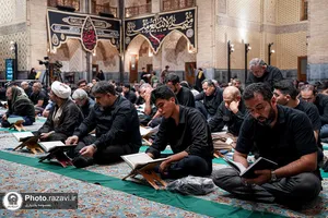 محفل تلاوت قرآن در &laquo;حسینیه ایران&raquo;