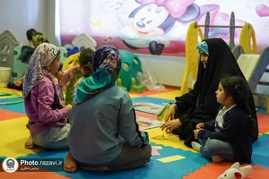 ایستگاه بازی کودکان با حضور مربیان مهدالرضا