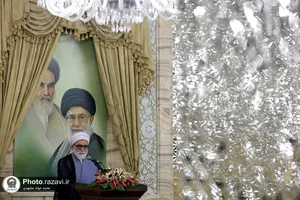مراسم اعطای احکام خدام حرم مطهر رضوی