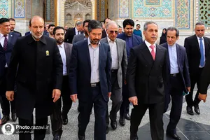 تشرف هیات قضات عراقی به حرم مطهر رضوی