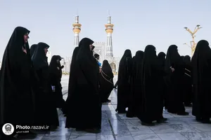 عزاداری تاسوعای حسینی در حرم مطهر رضوی-1