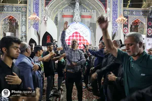 عزاداری هیأت&zwnj;های مذهبی استان سیستان و بلوچستان در حسینیه حرم