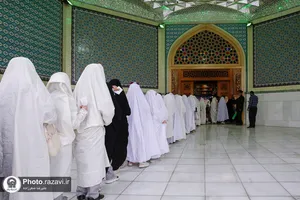 ضیافت افطاری 2000 دانش آموزان دختر مشهدی