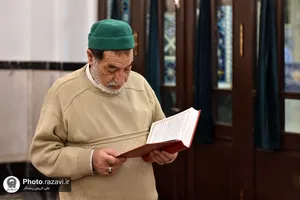 آغاز آیین معنوی اعتکاف در حرم مطهر رضوی