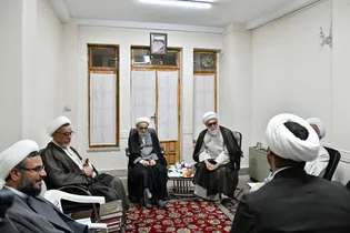 بازدید تولیت آستان قدس رضوی از امتحانات شفاهی دروس خارج فقه حوزه علمیه خراسان