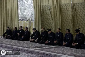 مراسم اعطای احکام خدام حرم مطهر رضوی
