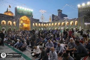 حال و هوای حرم مطهر رضوی در آستانه ولادت امام رضا علیه&zwnj;السلام