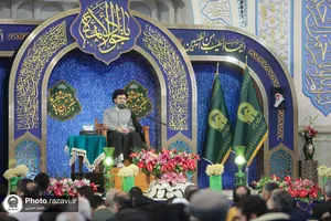 حال و هوای حرم مطهر رضوی در شب میلاد امام جواد علیه السلام
