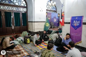 آغاز اعتکاف نوجوانان در حرم مطهر رضوی