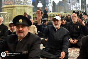 مراسم روز میلاد جوادالائمه در حرم مطهر رضوی