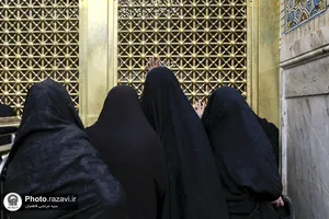 تشرف بانوان مرکز حیات جاودان به حرم مطهر رضوی
