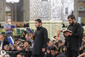 مراسم احیا شب نوزدهم ماه مبارک رمضان در حرم مطهر رضوی - 3