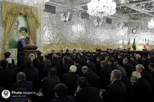 مراسم اعطای احکام خدام حرم مطهر رضوی